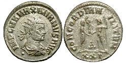 1 Antoninianus Roman Empire (27BC-395)  Maximianus (250-310)