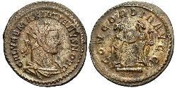 1 Antoninianus Roman Empire (27BC-395)  Galerius Maximianus (260-311)