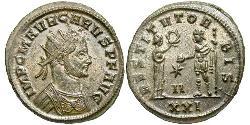 1 Antoninianus Roman Empire (27BC-395)  Carus (230-283)