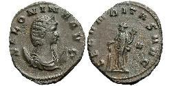 1 Antoninianus Roman Empire (27BC-395)  Salonina (?-268)