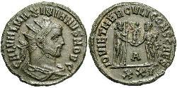 1 Antoninianus Roman Empire (27BC-395)  Galerius Maximianus (260-311)