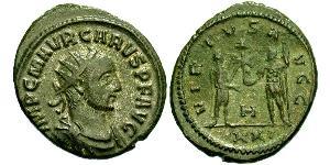 1 Antoninianus Roman Empire (27BC-395)  Carus (230-283)