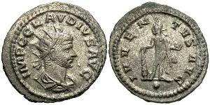 1 Antoninianus Roman Empire (27BC-395)  Claudius II  (213-270)