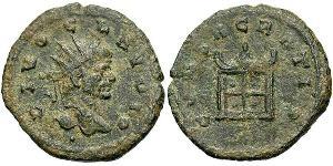 1 Antoninianus Roman Empire (27BC-395)  Claudius II  (213-270)