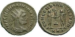 1 Antoninianus Roman Empire (27BC-395)  Maximianus (250-310)