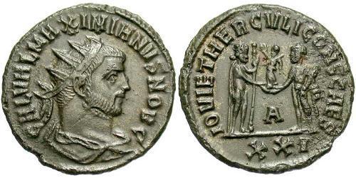 1 Antoninianus Roman Empire (27BC-395)  Galerius Maximianus (260-311)