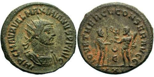 1 Antoninianus Roman Empire (27BC-395)  Maximianus (250-310)