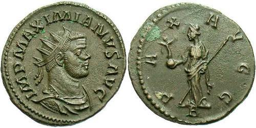 1 Antoninianus Roman Empire (27BC-395)  Maximianus (250-310)