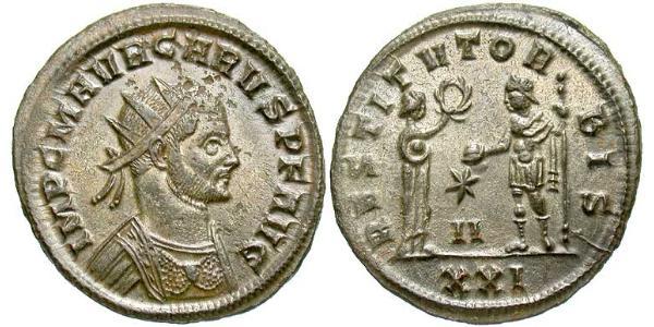1 Antoninianus Roman Empire (27BC-395)  Carus (230-283)