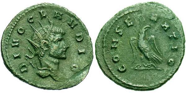 1 Antoninianus Roman Empire (27BC-395)  Claudius II  (213-270)