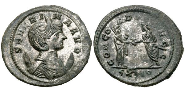 1 Antoninianus Roman Empire (27BC-395)  Ulpia Severina (?-?)