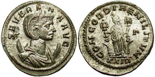 1 Antoninianus Roman Empire (27BC-395)  Ulpia Severina (?-?)