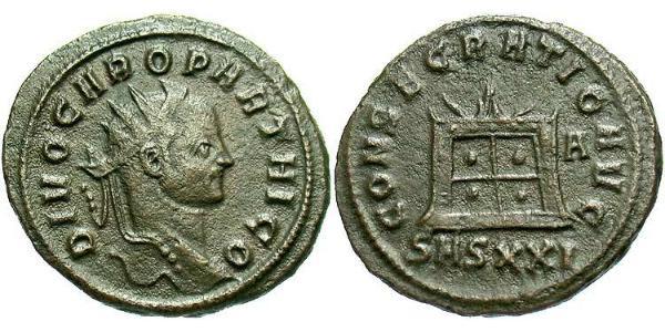 1 Antoninianus Roman Empire (27BC-395)  Carus (230-283)