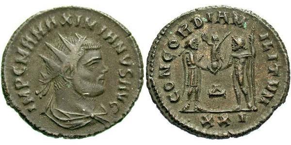 1 Antoninianus Roman Empire (27BC-395)  Maximianus (250-310)