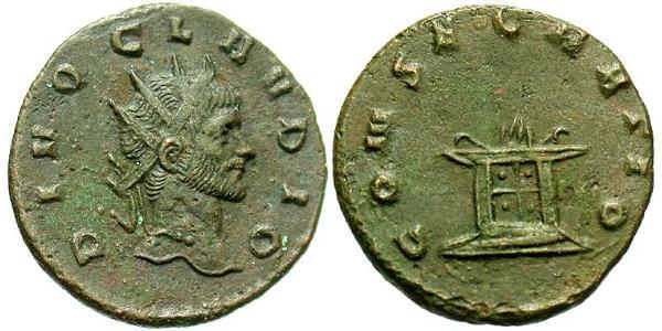 1 Antoninianus Roman Empire (27BC-395)  Claudius II  (213-270)