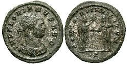 1 Antoninianus 羅馬帝國  弗洛里安努斯
