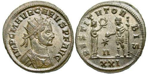 1 Antoninianus 羅馬帝國  Carus (230-283)