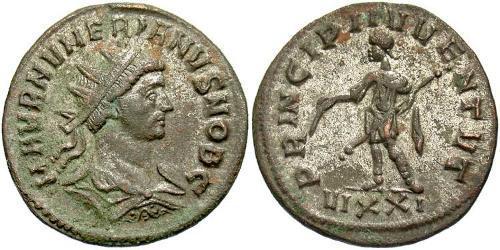 1 Antoninianus 羅馬帝國  努梅里安