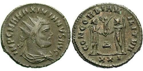1 Antoninianus 羅馬帝國  Maximianus (250-310)