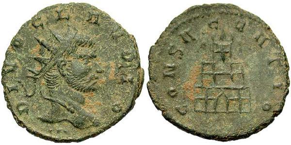 1 Antoninianus 羅馬帝國  克劳狄二世