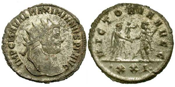 1 Antoninianus 羅馬帝國  Maximianus (250-310)