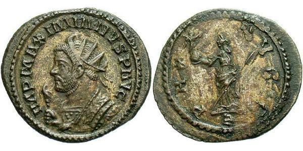 1 Antoninianus 羅馬帝國  Maximianus (250-310)