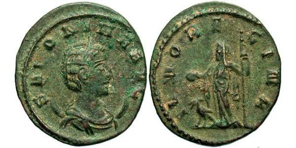 1 Antoninianus 羅馬帝國  Salonina (?-268)