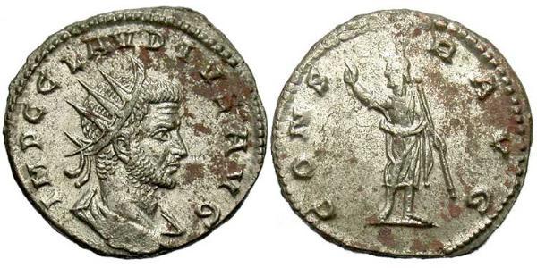 1 Antoninianus 羅馬帝國  克劳狄二世