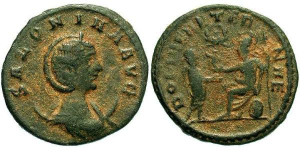 1 Antoninianus 羅馬帝國  Salonina (?-268)