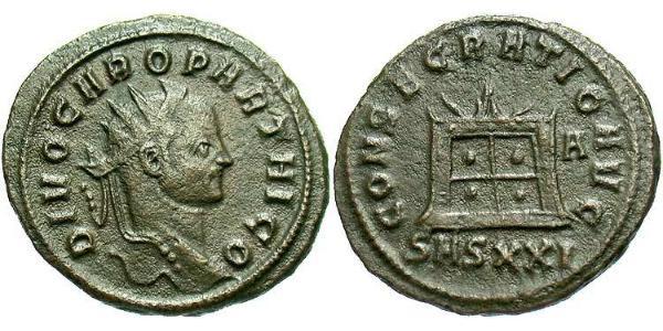 1 Antoninianus 羅馬帝國  Carus (230-283)