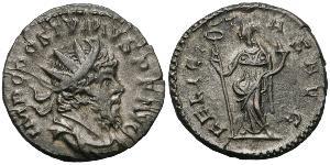 1 Antoninianus Gallic Empire (260-274) 銀 Postumus (260-268)