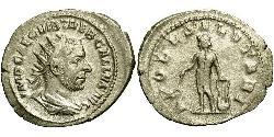 1 Antoninianus 羅馬帝國 銀 Trebonianus Gallus (206-253)