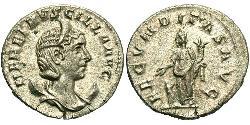 1 Antoninianus 羅馬帝國 銀 Herennia Etruscilla (249-251)