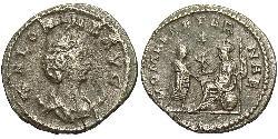 1 Antoninianus 羅馬帝國 銀 Salonina (?-268)