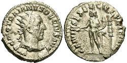 1 Antoninianus 羅馬帝國 銀 Trajan Decius (201-251)