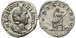 1 Antoninianus 羅馬帝國 銀 Herennia Etruscilla (249-251)