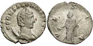 1 Antoninianus 羅馬帝國 銀 Salonina (?-268)