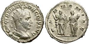 1 Antoninianus 羅馬帝國 銀 Trajan Decius (201-251)