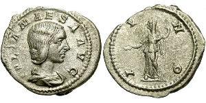 1 Antoninianus 羅馬帝國 銀 尤利亞·瑪伊莎