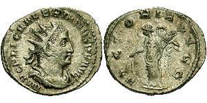 1 Antoninianus 羅馬帝國 銀 瓦勒良