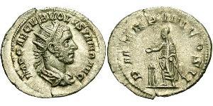 1 Antoninianus 羅馬帝國 銀 Volusianus (235-253)