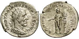 1 Antoninianus 羅馬帝國 銀 Trajan Decius (201-251)