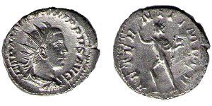 1 Antoninianus 羅馬帝國 銀 Philip II (237-249)