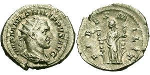 1 Antoninianus 羅馬帝國 銀 Philip the Arab (204-249)