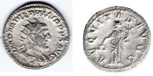 1 Antoninianus 羅馬帝國 銀 Philip II (237-249)