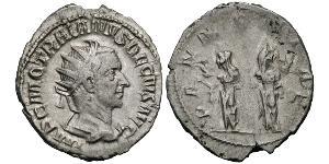 1 Antoninianus 羅馬帝國 銀 Trajan Decius (201-251)