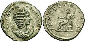 1 Antoninianus 羅馬帝國 銀 尤利亞·多姆娜