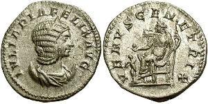 1 Antoninianus 羅馬帝國 銀 尤利亞·多姆娜