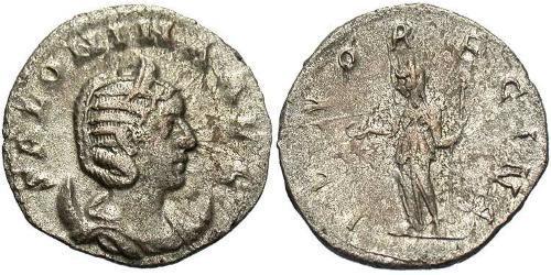1 Antoninianus 羅馬帝國 銀 Salonina (?-268)