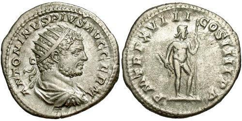 1 Antoninianus 羅馬帝國 銀 Caracalla (188-217)